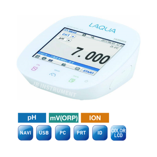 F-72A-S 탁상형 pH 측정기, 수소이온농도, 산도측정, 범위 0-14pH, 호리바 Horiba