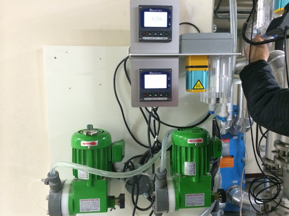 CT-6110-POL(pH)  Residual Free Chlorine & pH, Temperature, Simultaneous display
