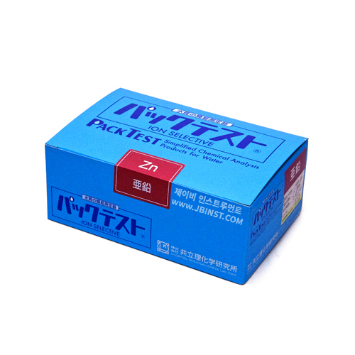 WAK-Zn 아연 팩테스트, Zinc Packtest 범위0 - 5mg/l, 횟수 50회