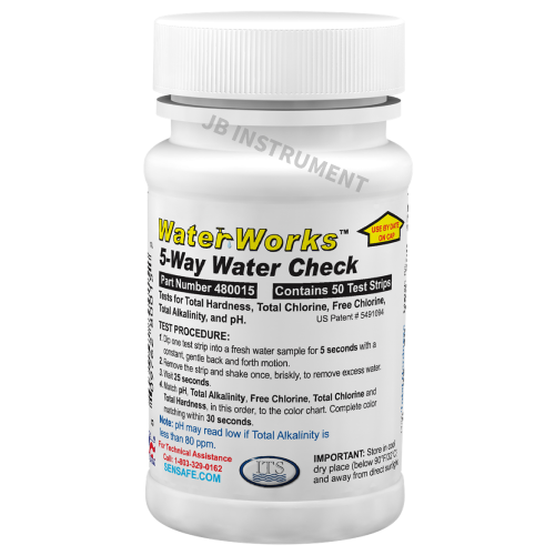 5WayKit-City 다항목 측정키트 pH, Total Alkalinity, Free & Total Chlorine, Total Hardness, Sensafe ITS 480015 다항목 수질검사키트