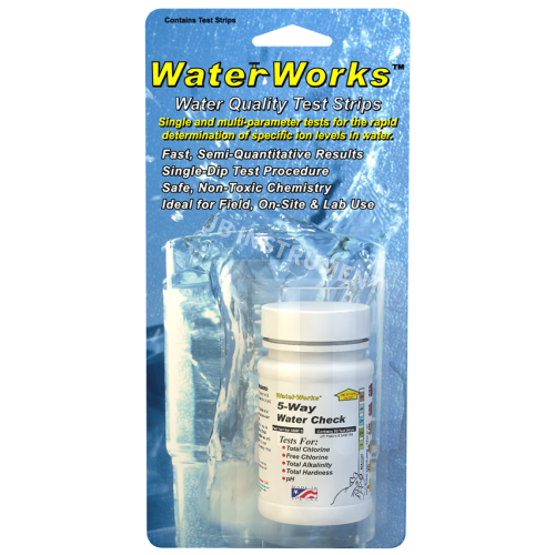 5WayKit-City 다항목 측정키트 pH, Total Alkalinity, Free & Total Chlorine, Total Hardness, Sensafe ITS 480015 다항목 수질검사키트