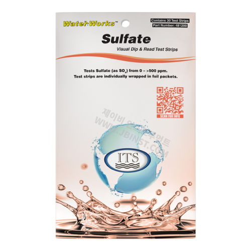 P30-Sulf 황산염 Sensafe 검사키트 범위 0, 250, >500 mg/L 30회측정 ITS 481200