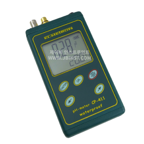 CP-401P 휴대형 pH 측정기, 수소이온농도, 산도측정, 범위 0-14pH, 엘메트론 Elmetron