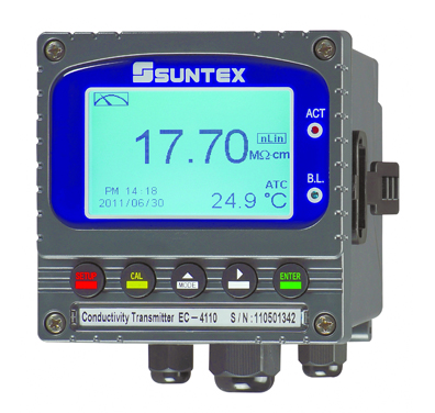 CON-4110RS-8-11-3, 순수용 설치형 전도도 측정기 SUNTEX
