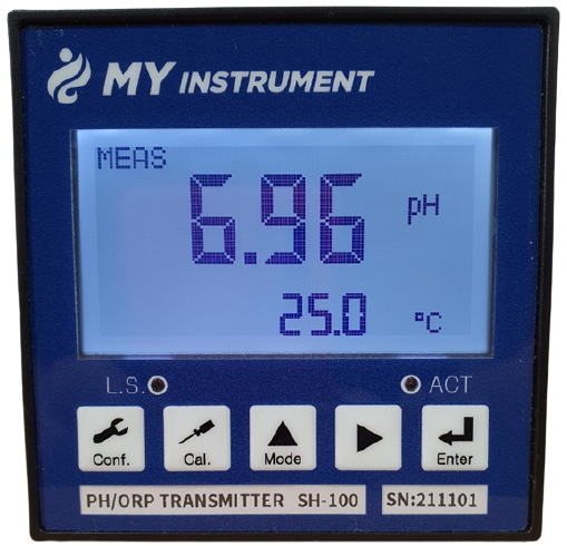 SH-100-BV700 폐수처리공정 pH측정기,V-BV700-30H pH전극, VAN LONDON pH Sensor