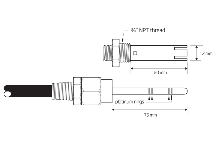 HI7639 인라인용 전도도센서 BL983317 전용 Conductivity Sensor