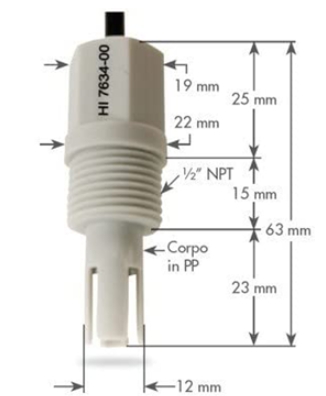 HI7634-00 전도도센서 Conductivity Sensor BL983313전용 전극