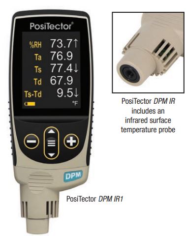 DPMIR1 이슬점측정기 노점측정기 온습도계 Defelsko, PosiTector DPM, PT-DPMIR1