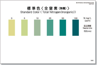 WAK-TN-i-3 총질소 교리츠 팩테스트 Total Nitrogen (Inorganic) Packtest