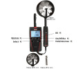LV117 휴대용 디지털 풍속계 Φ70mm 베인풍속풍량계 풍량계