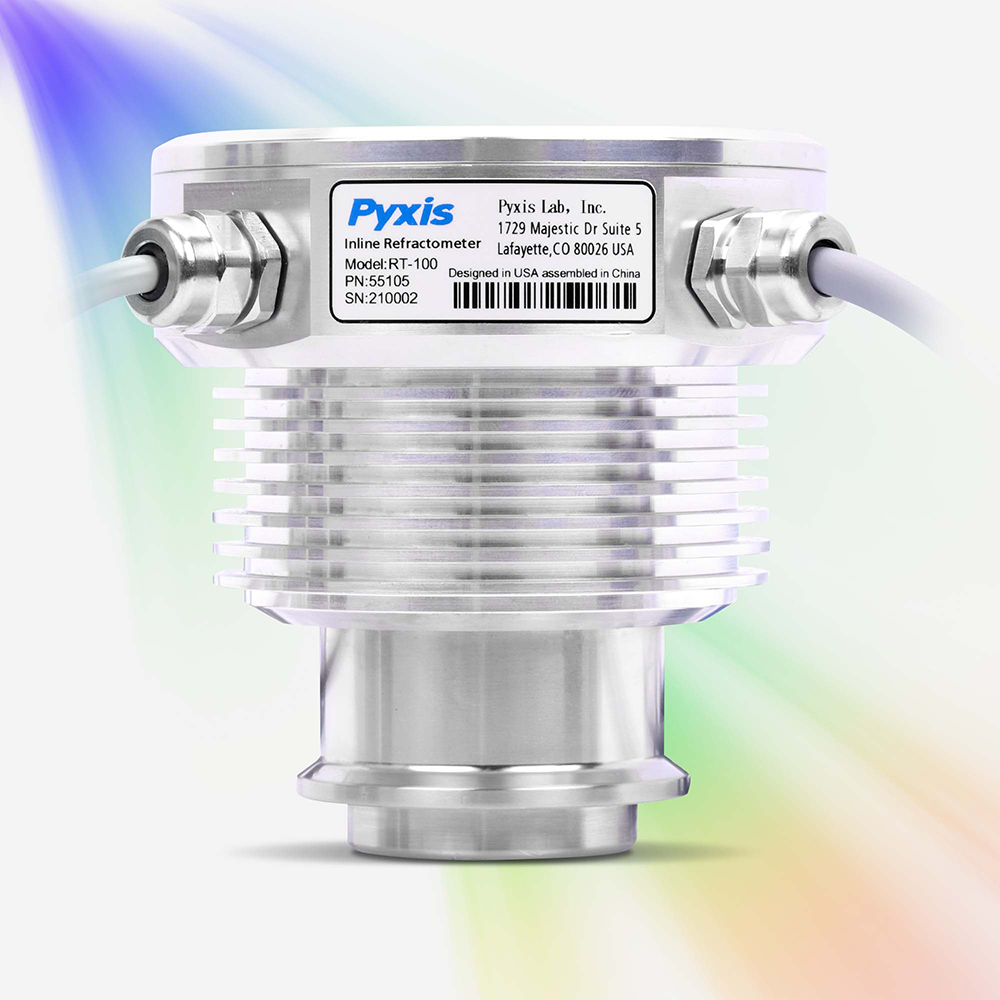 RT-100 PRISM 설치형 굴절계 당도계, 글리콜 농도 PYXIS 굴절농도계