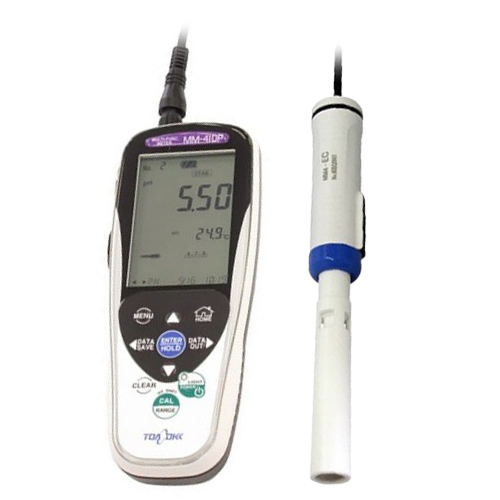 MM-41DP+MM4-EC 휴대형 전도도 측정기 TOA DKK EC Meter