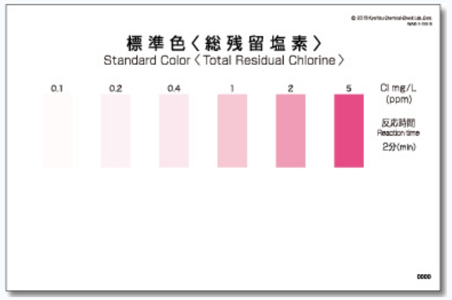 WAK-T-ClO 총잔류염소 팩테스트 Total Residual Chlorine 교리츠