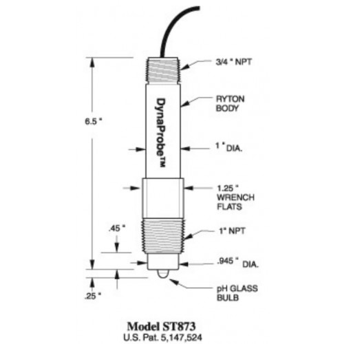 PH-620-ST873 pH Meter, 발전소 배관에 취부하기 쉬운 pH측정기