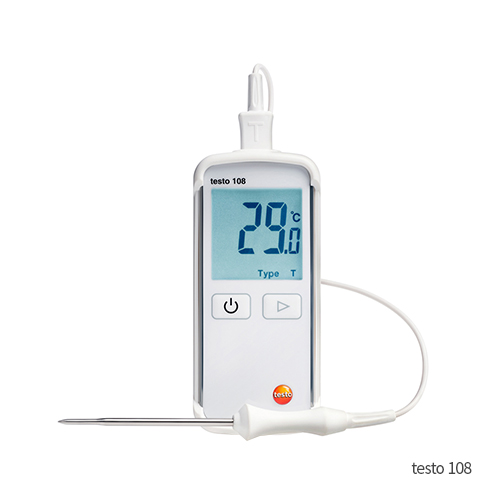 TESTO 108-2, 온도계, 식품용, 온도측정, 테스토