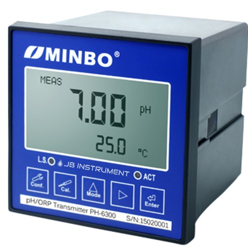 PH-6300RS-MG1213T 설치형 pH 측정기, 고온용pH측정기, MG-1213T-H pH 전극, MINBO pH Sensor